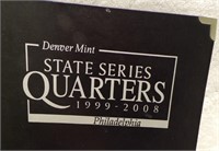 STATE QUARTERS IN BOOK, TOTAL OF 100 QUARTERS