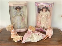 5 Pcs. Vintage Dolls