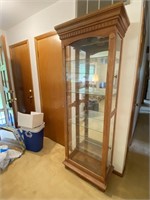 Curio Cabinet w/ Mirror Back