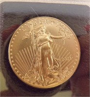 2021 1 OZ $50 GOLD COIN - UNCIRCULATED
