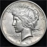 1921 Peace Silver Dollar Key Date