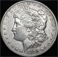1879-CC Morgan Silver Dollar Choice AU+ Rare