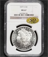 1879-S Morgan Silver Dollar NGC MS67 SQ Rare