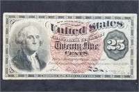 US Fractional Currency 25-Cents, 4th Issue