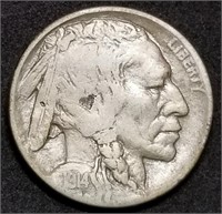 1914-D Buffalo Nickel from Set, Key Date