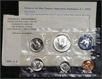 1965 US Special Mint Set in Envelope