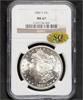 1880-S Morgan Silver Dollar NGC MS67 SQ Rare