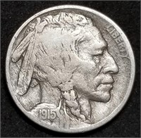 1915-D Buffalo Nickel from Set, Semi-Key