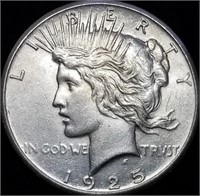 1925-P Peace Silver Dollar BU