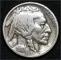 1916-D Buffalo Nickel from Set