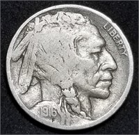 1916-S Buffalo Nickel from Set