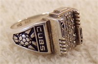 STERLING WOMAN'S "CUBS" "SUSAN" RING....