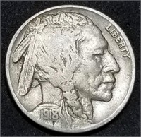 1918-P Buffalo Nickel from Set