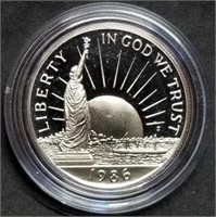 1986-S Statue of Liberty Proof Half Dollar