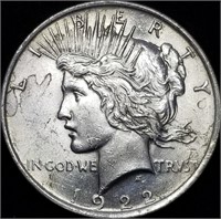 1922-P Peace Silver Dollar Gem BU