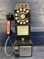 BELL SYSTEM ROTARY DIAL PAY WALL TELEPHONE VINTAGE