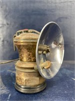 ANTIQUE COAL MINERS AUTO LITE CARBIDE LAMP WITH