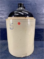 ANTIQUE LARGE 5 GALLON JUG CROCK