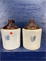 ANTIQUE WESTERN STONEWARE 1 GALLON JUGS CROCKS