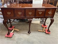 SOLID MAHOGANY CHIPPENDALE SIDEBOARD