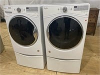 WHIRLPOOL WASHER AND DRYER FRONT LOAD