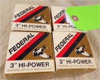 (4) 25 RD BOXES OF FEDERAL 410 SHOTGUN SHELLS