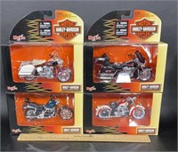 1:18 Scale Harley Davidson Motorcycles