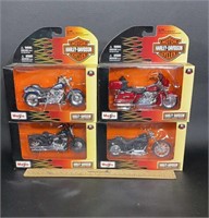 1:18 Scale Harley Davidson Motorcycles