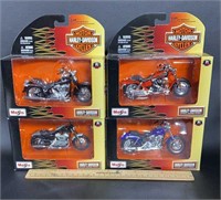 1:18 Scale Harley Davidson Motorcycles