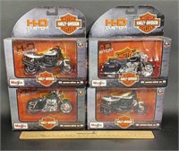 1:18 H-D Custom Motorcycle Models