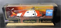 Die Cast Metal Coast Guard Helicopter Model
