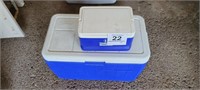 Plastic ice chests (2)