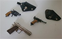 3 Mini Cap Guns