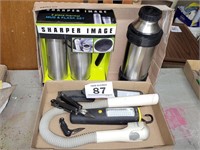 Flashlights, mug & flask set, Thermos