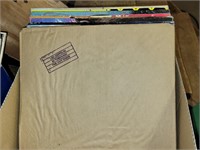 Collectible vinyl LP records (12)