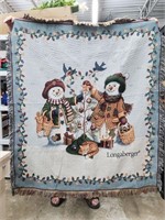 Longaberger Blanket 46x56"