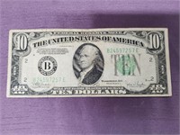 1934C $10 Bill Very Good Shape