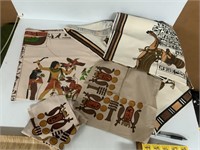 EGYPTIAN PRINT TABLE CLOTH