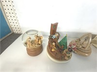 3 MUSIC BOXES