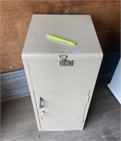 LIFT TOP METAL FILE CABINET WITH KEY