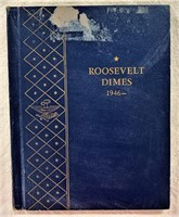 1946 - 1955 Full Book of Silver Dimes