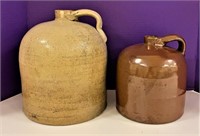 Two Antique Stoneware Jugs