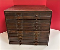Vintage 2 stack drawer units