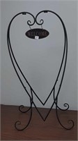 Metal hanging welcome sign 31 in by 16 in