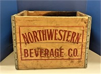 Vintage Northwestern Beverage Co. Crate