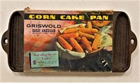 Vintage Griswold Cast Iron Corn Cake Pan