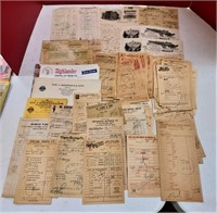 Vintage Chicago Beverage, Dairy, Poultry Receipts