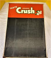 Vintage Orange Crush Chalkboard Sign