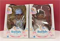 Two "Real Baby" Dolls in Boxes