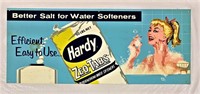 Metal Hardy Water Softener Advertising Sign